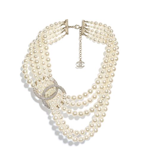 chanel costume jewelry necklace price|Chanel necklace online store.